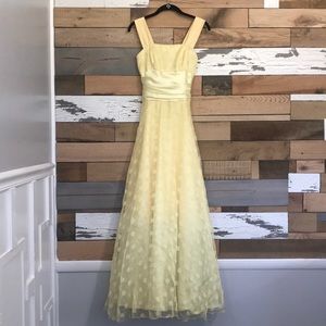 Yellow polka dot dress if